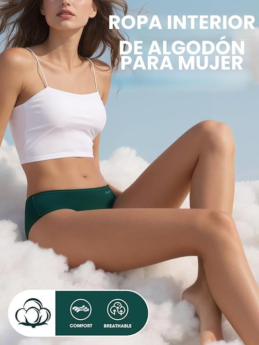 Ropa interior de algodón para mujer