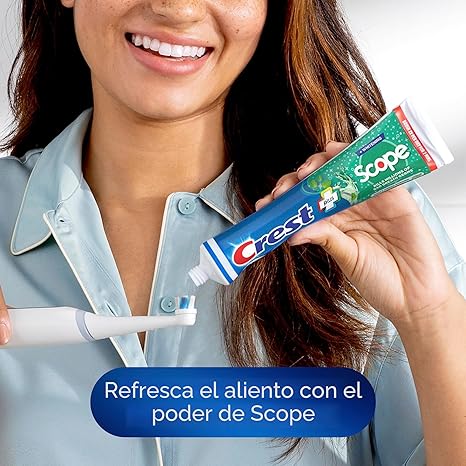 Crest + Scope Crema dental blanqueadora